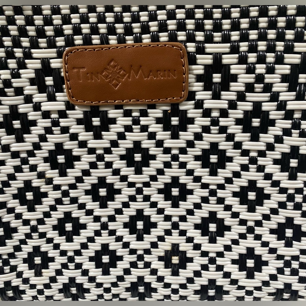 NEW PANDA SMALL WOVEN CROSSBODY BAG - TAN LEATHER - Picture 10 of 17